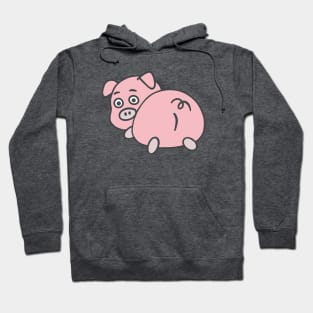 Piggie Buttie | Cute Pink Pig Butt Hoodie